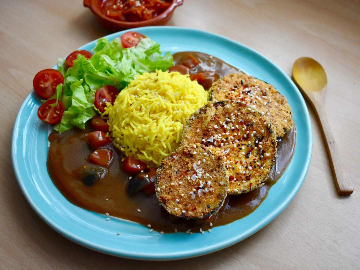 Niki’s Aubergine Katsu Curry nikibakes