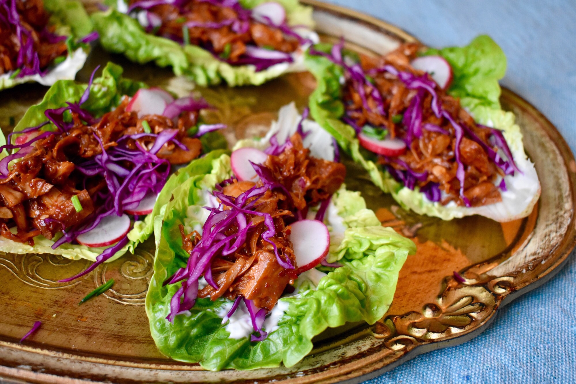 Niki’s BBQ Jackfruit Wraps nikibakes